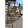 Balancelle en fer forgé brune