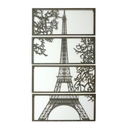 Décor mural \"Tour Eiffel\" en tôle découpée