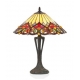 Lampe style Tiffany, abat-jour Fleurs