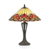 Lampe style Tiffany, abat-jour Fleurs