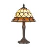 Lampe style Tiffany, décor géométrique
