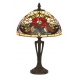 Lampe style Tiffany, abat-jour Fleurs