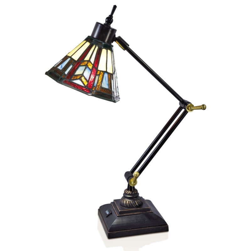 Tiffany-style desk lamp