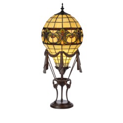 Lampe style Tiffany, Montgolfière