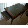 Tronchin Directoire table in mahogany, with a leather top by  Moinat SA  - Antiques and interior design