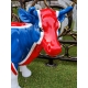 Petite vache en résine "Drapeau Britanique"