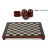 Wooden chess and draughts set