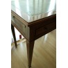 Tronchin Directoire table in mahogany, with a leather top by  Moinat SA  - Antiques and interior design