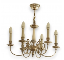 Lustre style Directoire à 6 lumières