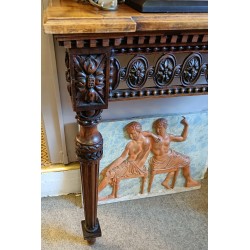 Carved Jean Jaquet console table