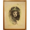 Gravure "Portrait" signée Leonor FINI