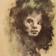 Gravure "Portrait" signée Leonor FINI