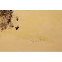 Engraving entitled ‘Portrait’, signed by Leonor FINI