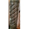 Colonne formant sellette en marbre vert