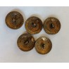 Set of 5 Best Quality Plated buttons