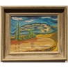 Tableau \"Salève\" signé VITAL 1956
