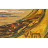 Tableau \"Salève\" signé VITAL 1956