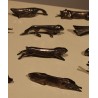 Suite de 12 porte-couteaux animaux Art Déco