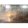 Paintings | Painting entitled ‘View of Naples’, signed Moinat SA  – Antiques and home décor