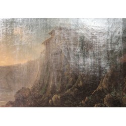 Paintings | Painting entitled ‘View of Naples’, signed Moinat SA  – Antiques and home décor