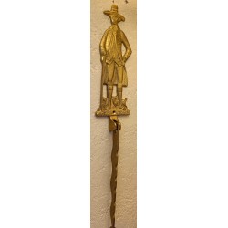 Folding brass coat rack "Homme" at Moinat SA – Antiques and home décor