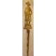 Porte cintres rabattable en laiton "Homme"