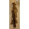 Folding brass coat rack "Homme" at Moinat SA – Antiques and home décor