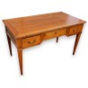 Bureau plat style Directoire avec 2 tirettes