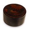 Chinese wooden box, lacquered black