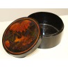 Chinese wooden box, lacquered black