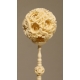 Boule de Canton en ivoire sculpté