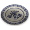 Assiette en porcelaine Bleu-blanc "Vase"