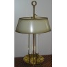  Lampe bouillotte avec abat-jour ivoire sur  Moinat SA  - Antiquités décoration