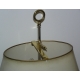 Lampe bouillotte avec abat-jour ivoire