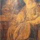 Tableau pyrogravé "Elie et Samuel" signé SMITH