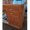 Vintage Art Deco desk with 4 drawers