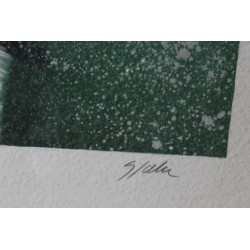 Litho "Golfeur" signée SPAHN 166/300