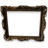Cadre Napoléon III en bois sculpté doré