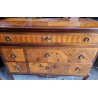 Commode style Transition en acajou marqueté