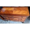 Commode style Transition en acajou marqueté