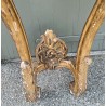 A pair of Louis XV side tables in gilded wood