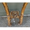 A pair of Louis XV side tables in gilded wood