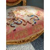 Paire de fauteuils Napoléon III en bois doré