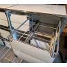 Commode USM blanche à 12 tiroirs