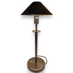 Lampe de bureau en laiton patiné