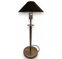 Lampe de bureau en laiton patiné