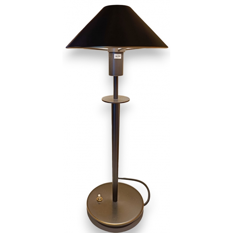 Lampe de bureau en laiton patiné