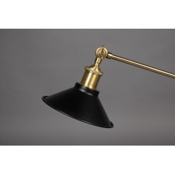Lampe de bureau Penelope en métal doré et fonte