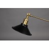 Lampe de bureau Penelope en métal doré et fonte