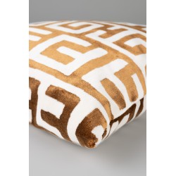 Beige and brown Lane cushion